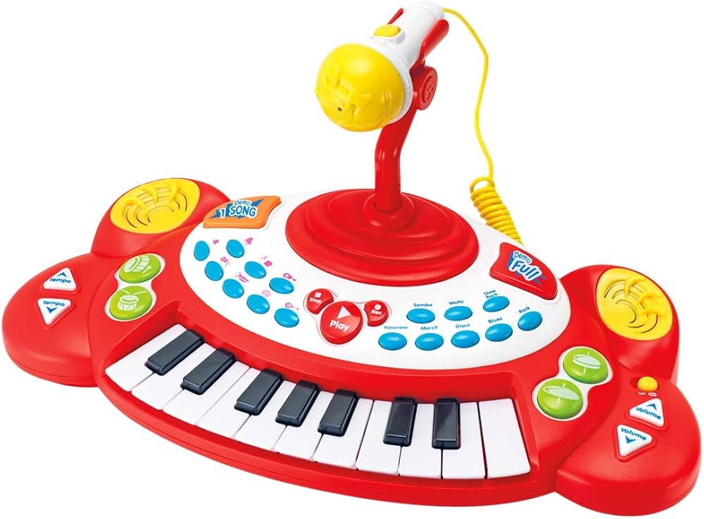 winfun, Color Baby 46336, Electronic Toy Keyboard with Mic
