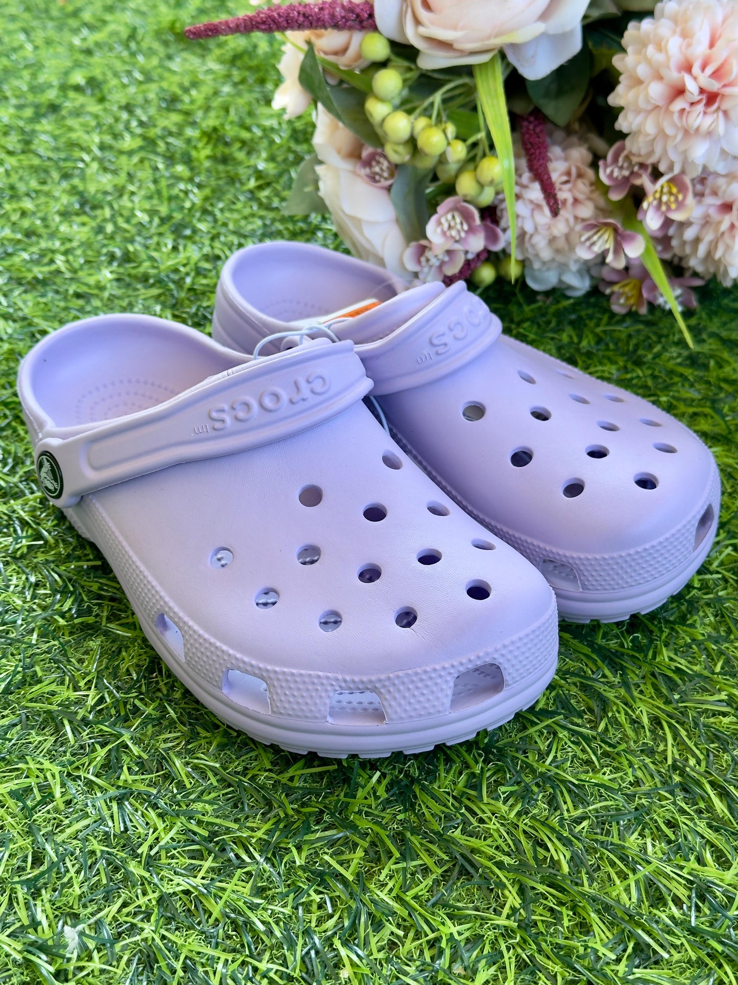Purple color classic crocs