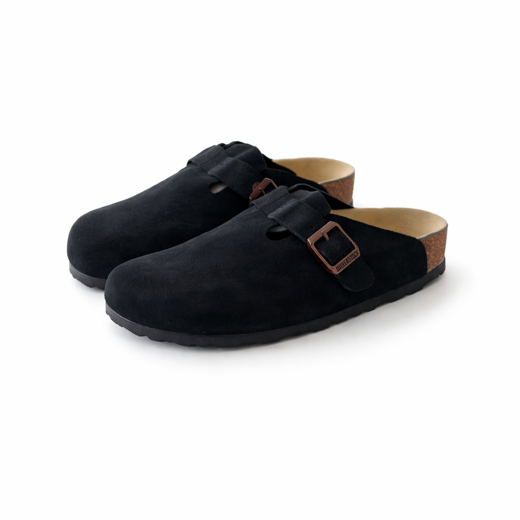 Birkenstock Boston Suede Clogs – Classic Comfort Slip-On Sandals