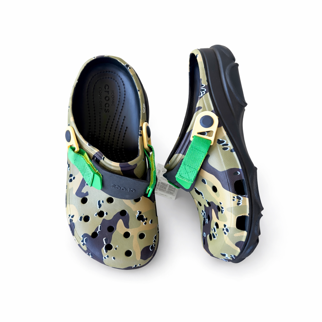 Camo Kids Crocs – Lightweight Comfort Slip-On Clogs