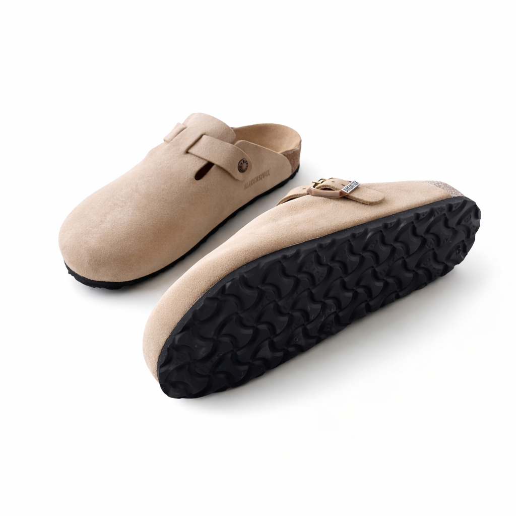 Birkenstock Boston Suede Clogs – Classic Comfort Slip-On Sandals
