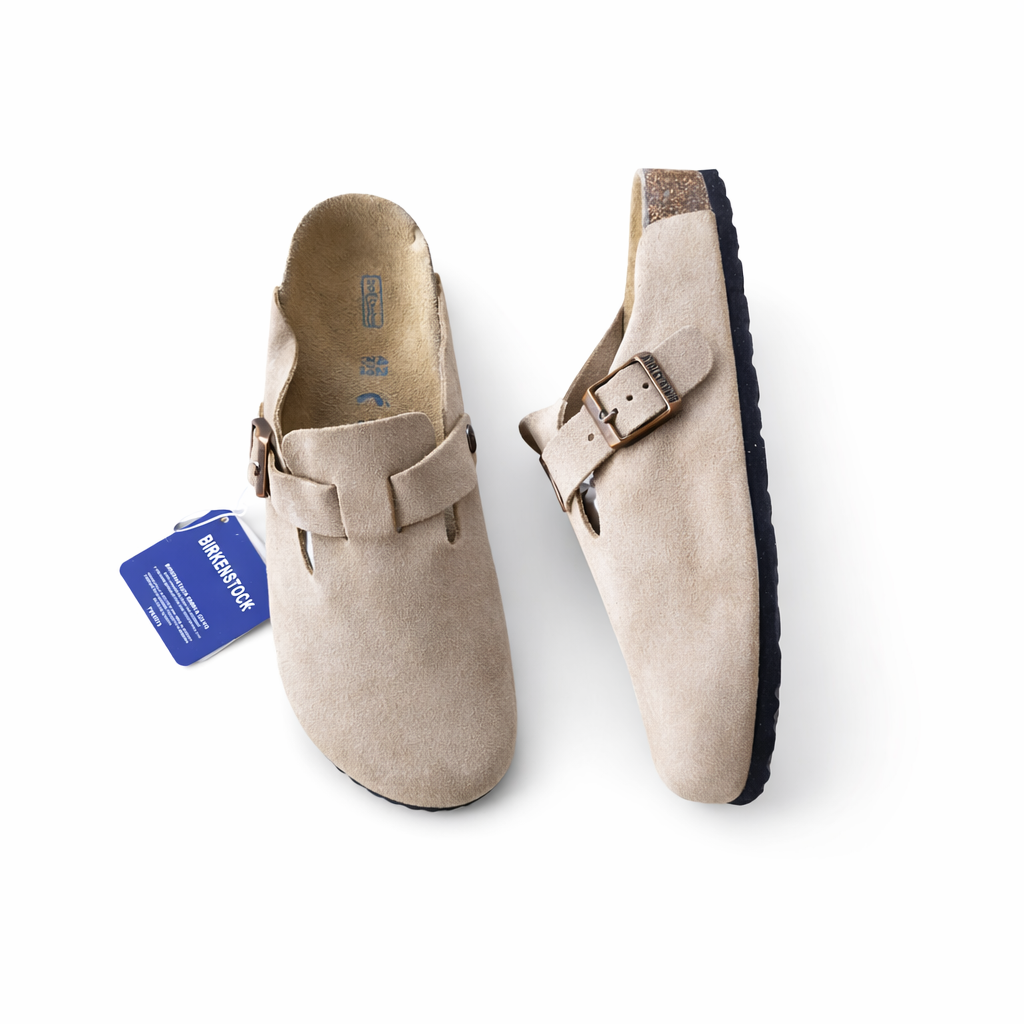 Birkenstock Boston Suede Clogs – Classic Comfort Slip-On Sandals