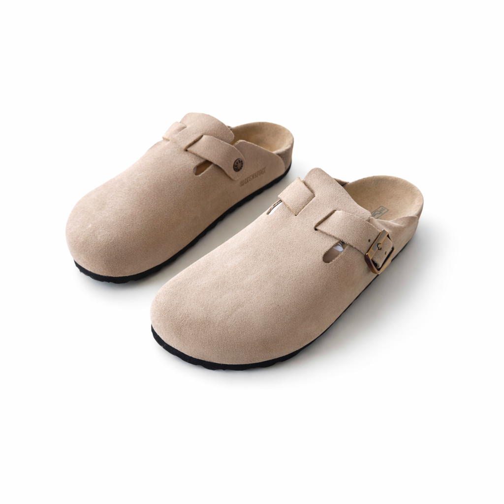 Birkenstock Boston Suede Clogs – Classic Comfort Slip-On Sandals