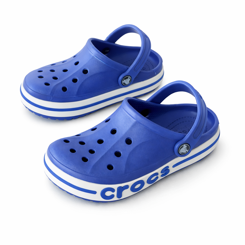 Crocs Kids Platform Clog – Blue / White