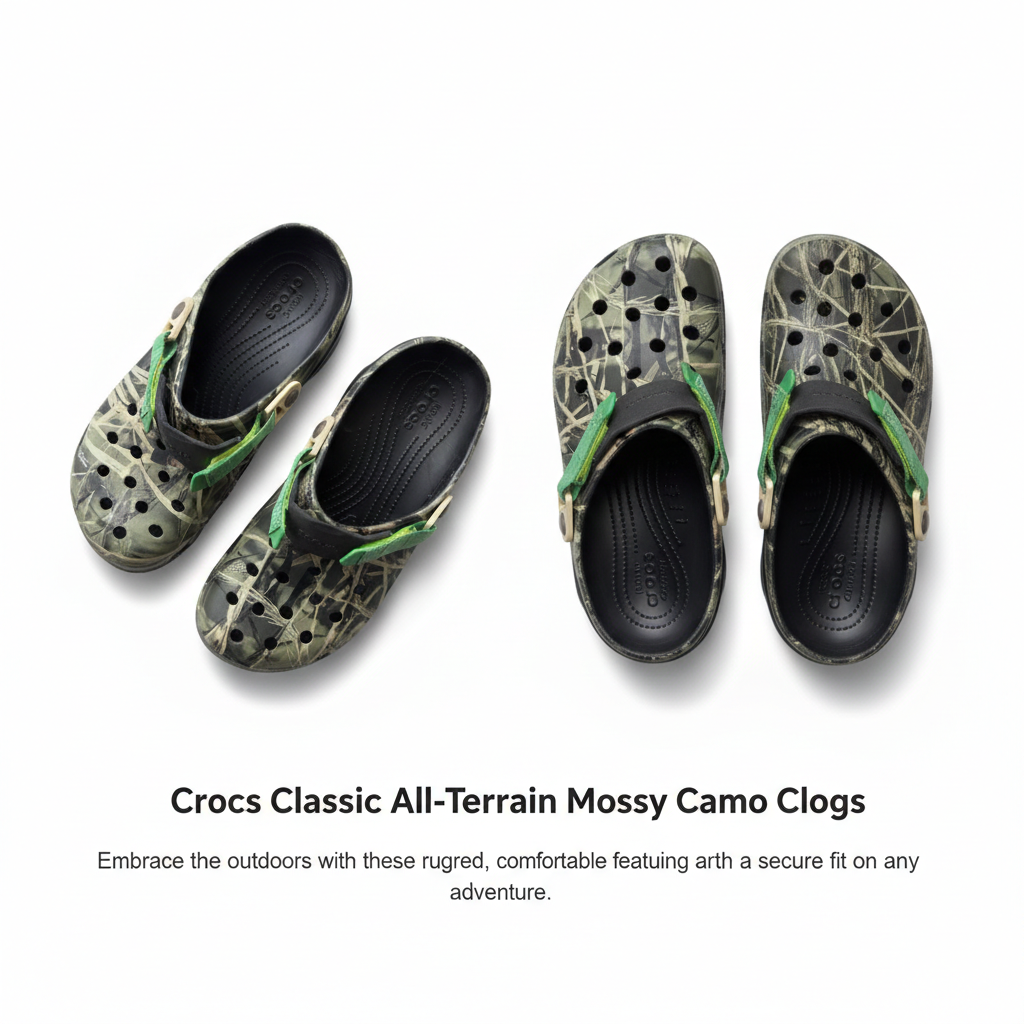Crocs Classic All-Terrain Mossy Camo Clogs