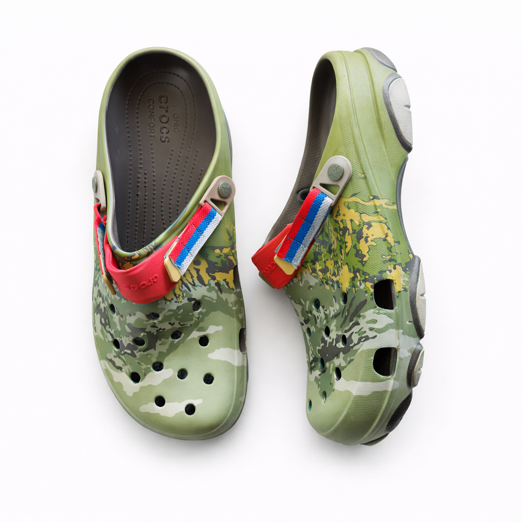 Tactical Camo Comfort Clogs – Size 16 | Extra Large Fit
