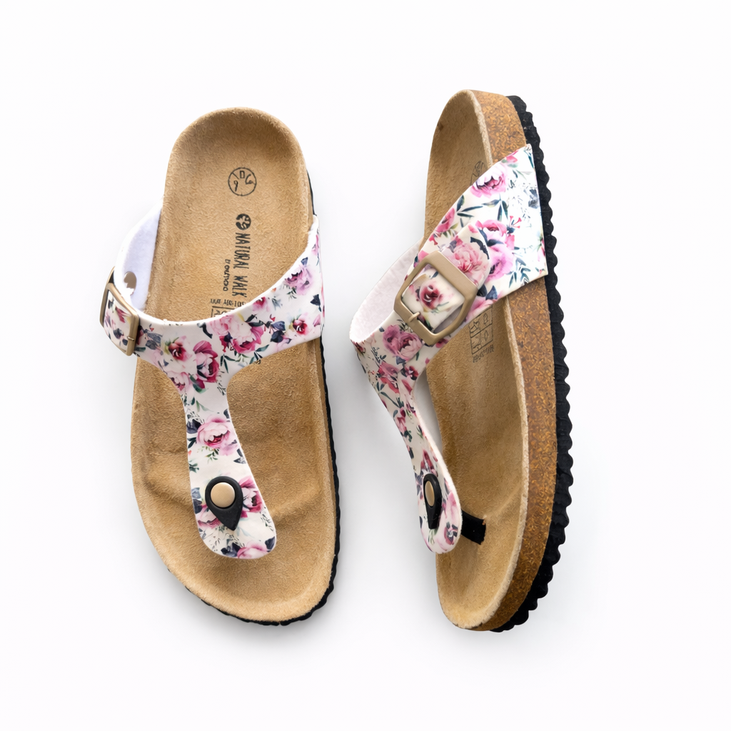 Floral Strap Sandals
