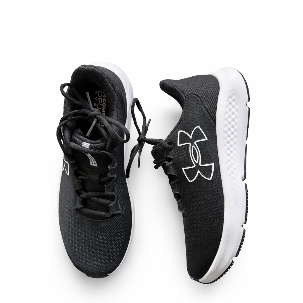Under Armour Running Shoes - Lightweight Comfort & Breathable Design | Black/White