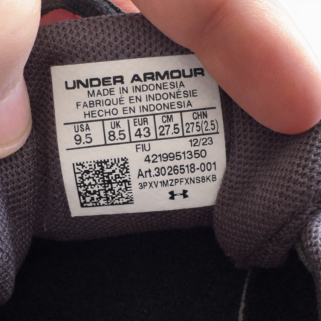 Under Armour Running Shoes - Lightweight Comfort & Breathable Design | Black/White
