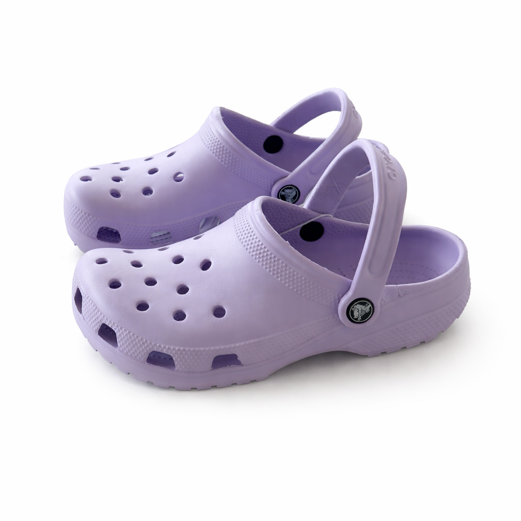 Purple Comfort Clogs – Lightweight Breathable Everyday Slip-On