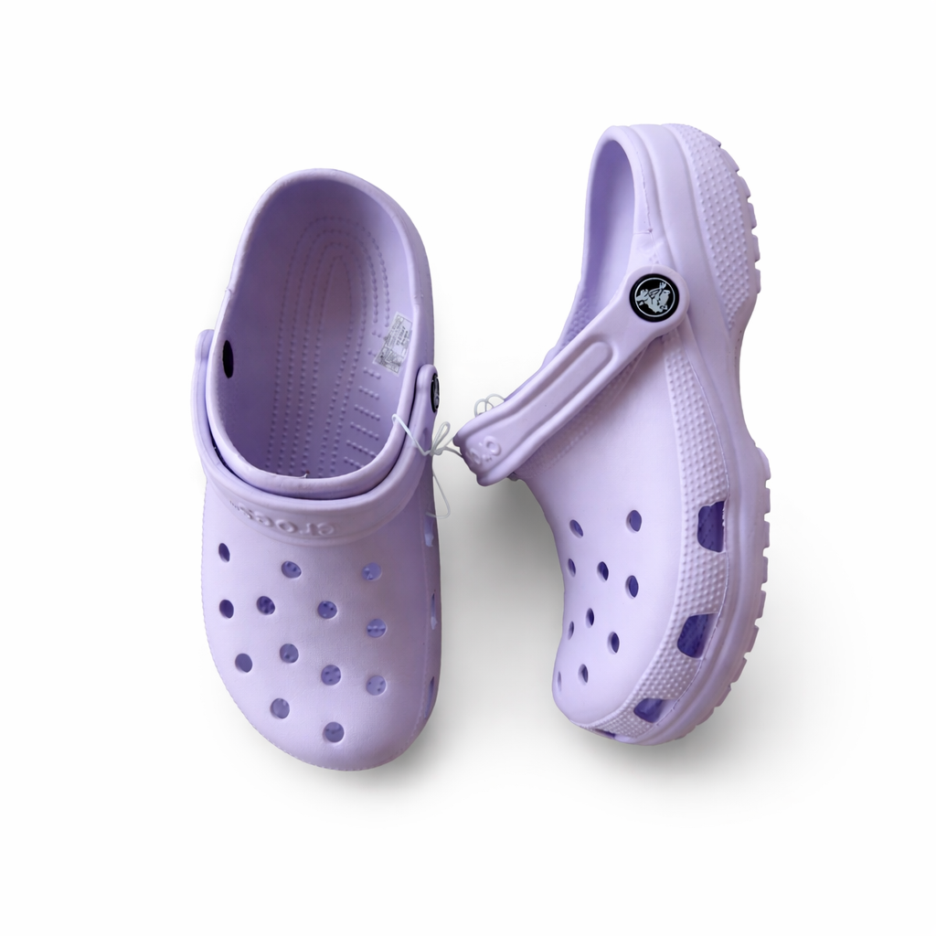 Purple Comfort Clogs – Lightweight Breathable Everyday Slip-On