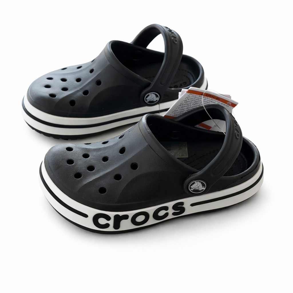 Crocs Kids Platform Clog – Black / White
