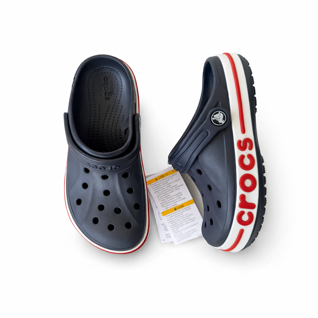 Kids Crocs Classic Clogs – Lightweight Comfort Slip-On (Navy Blue)