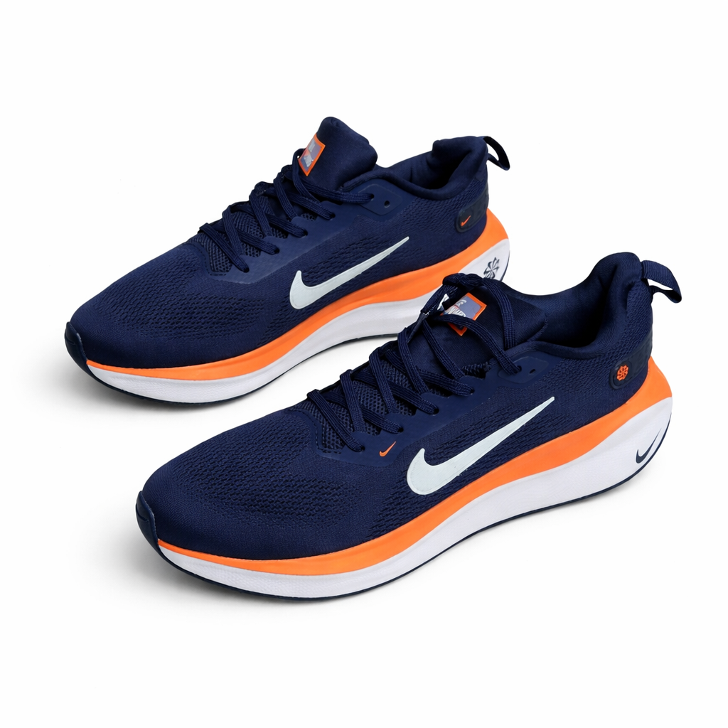 Running Sneakers – Lightweight Comfort Sport Shoes (navy/orange ) – Not Original