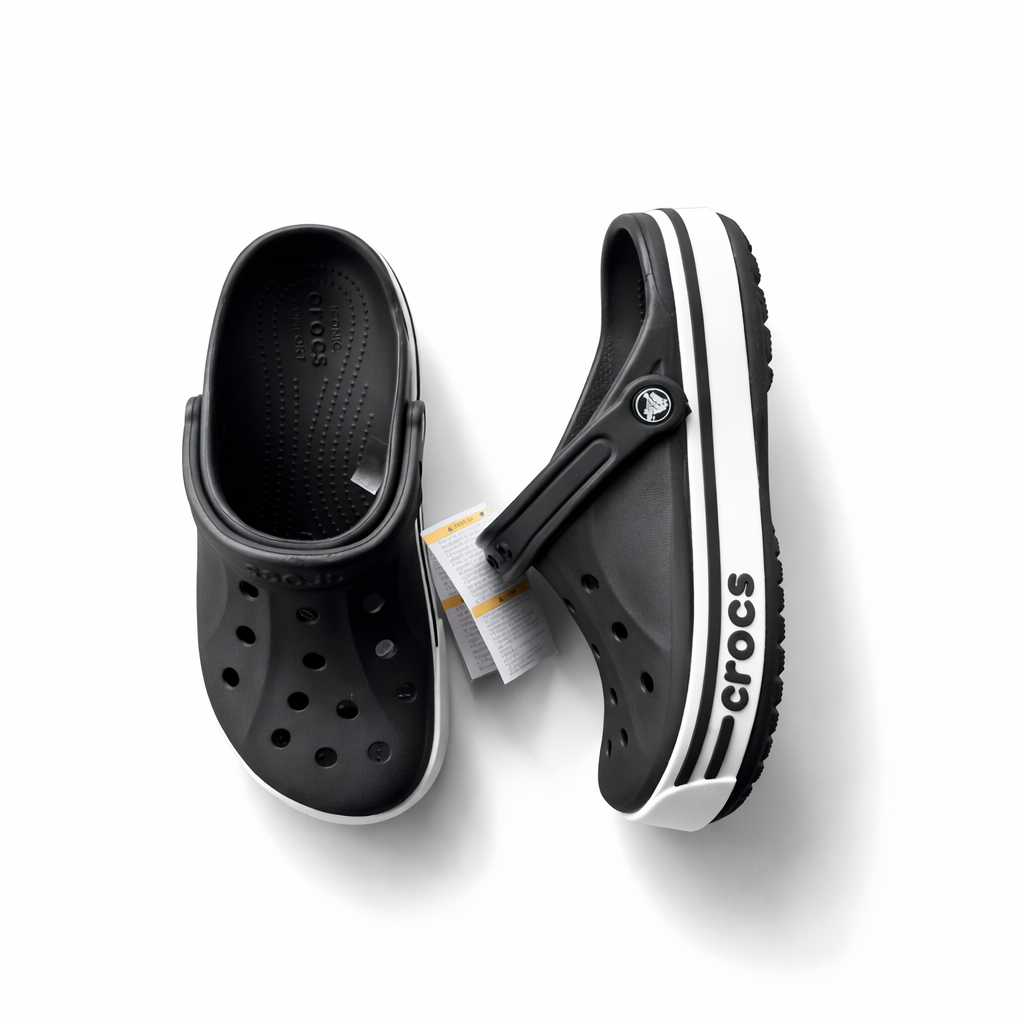 Crocs Classic Platform Clog – black/white