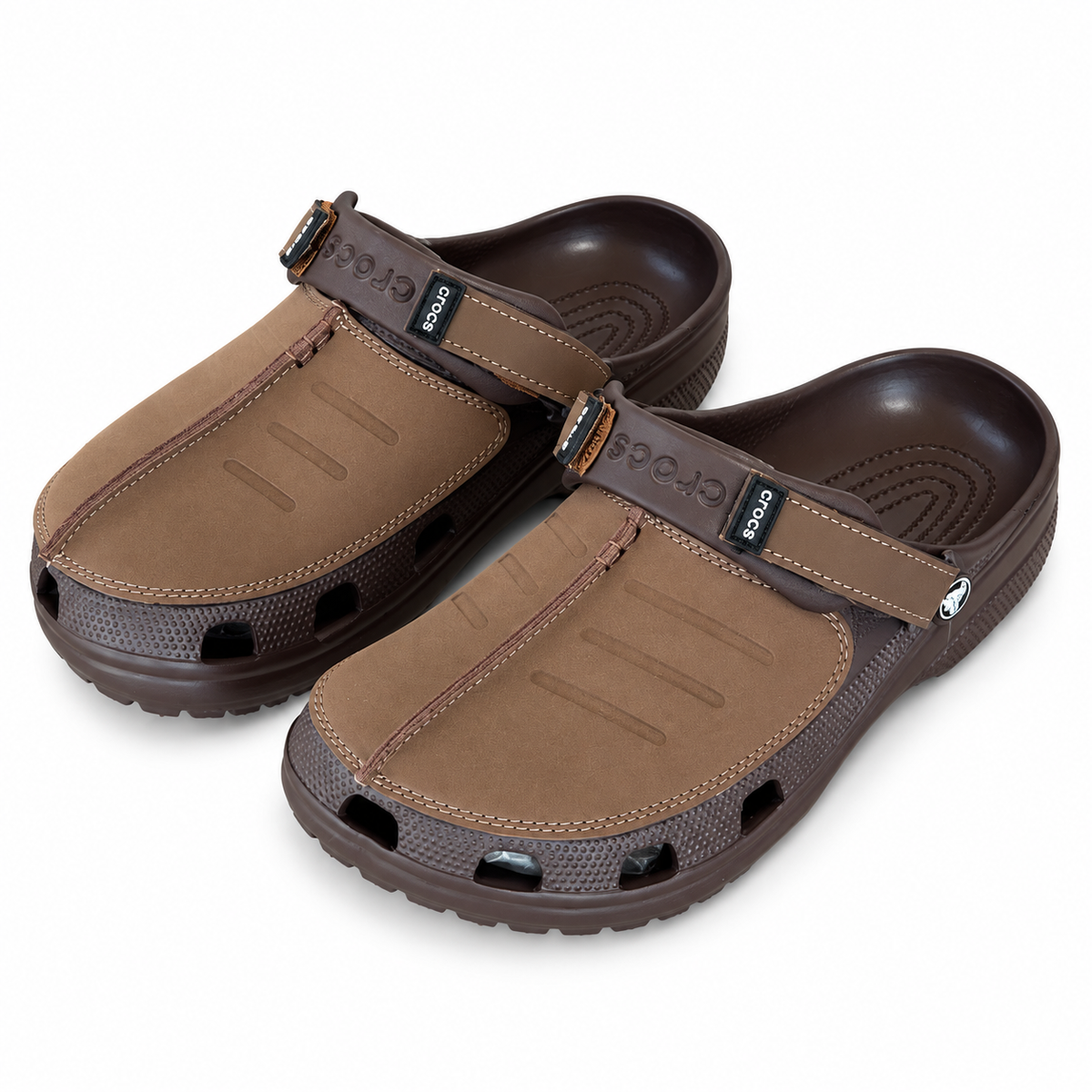 Brown Crocs YukonII Vista Clogs