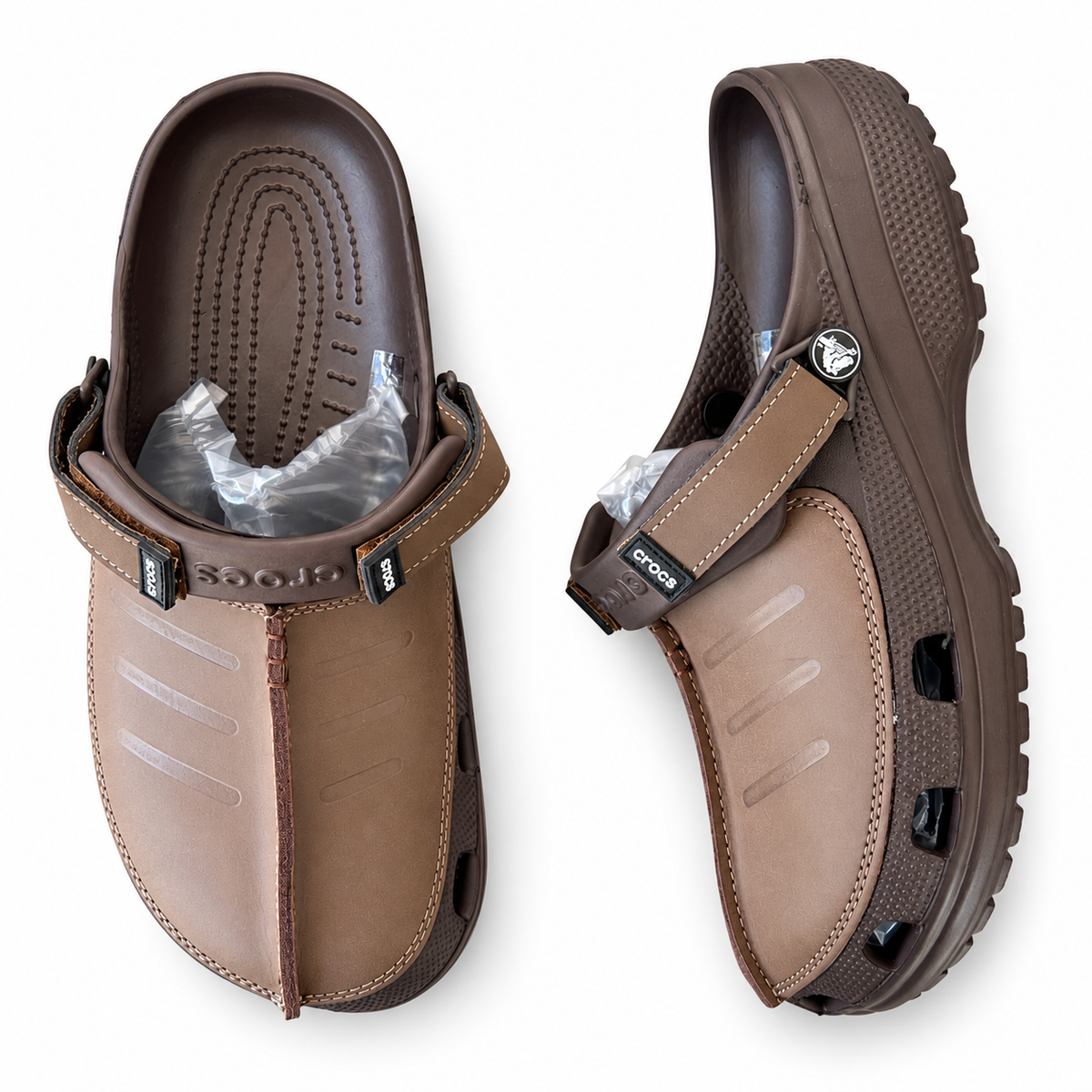 Brown Crocs YukonII Vista Clogs
