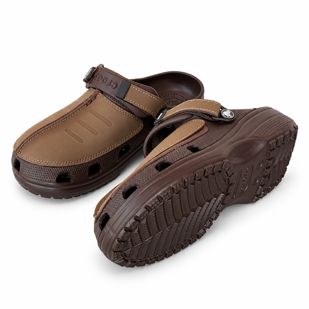 Brown Crocs YukonII Vista Clogs