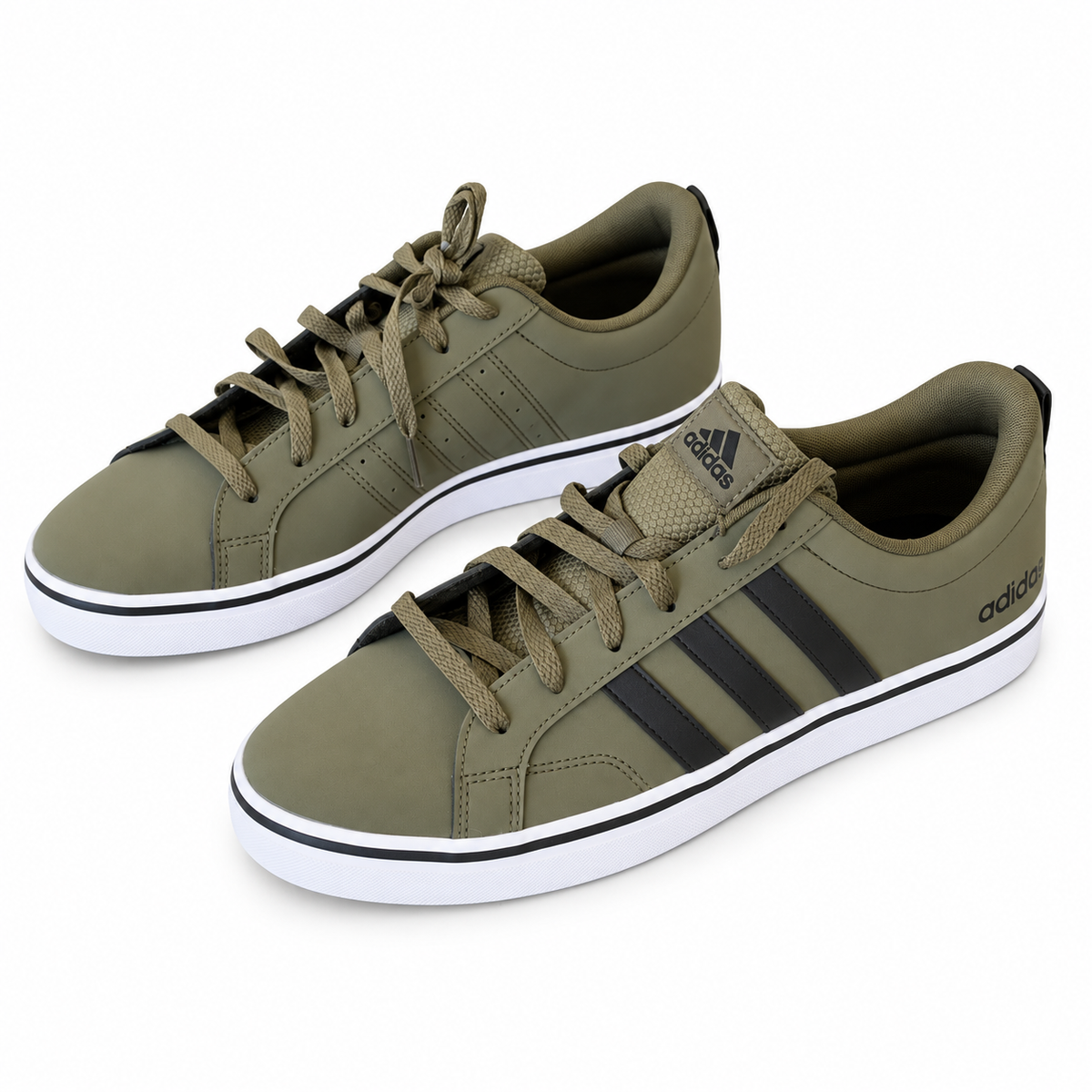 Adidas VS Pace 2.0 Shoes – Olive Strata / Core Black / Cloud White