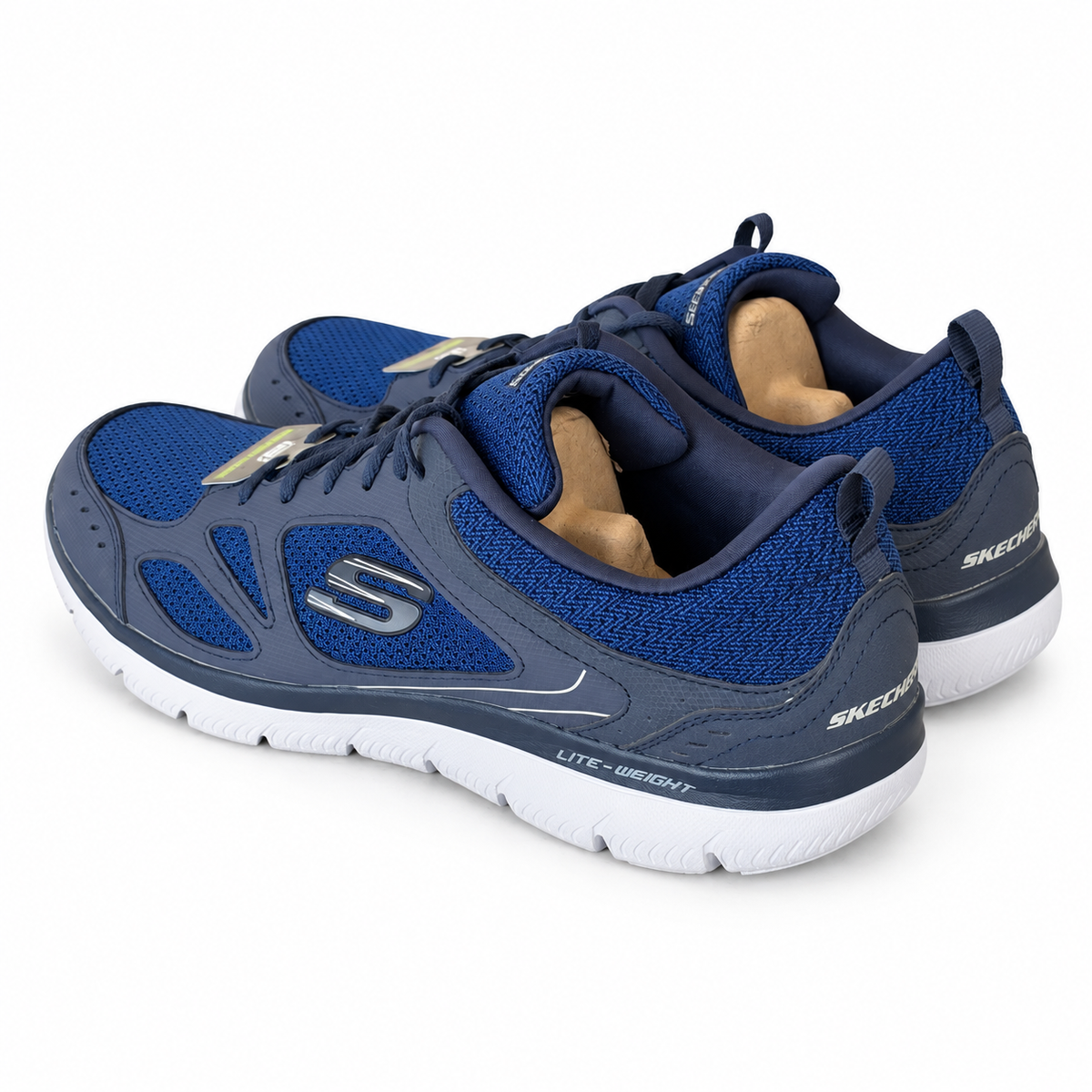 Skechers Memory Foam Lightweight Sneakers – Navy Blue