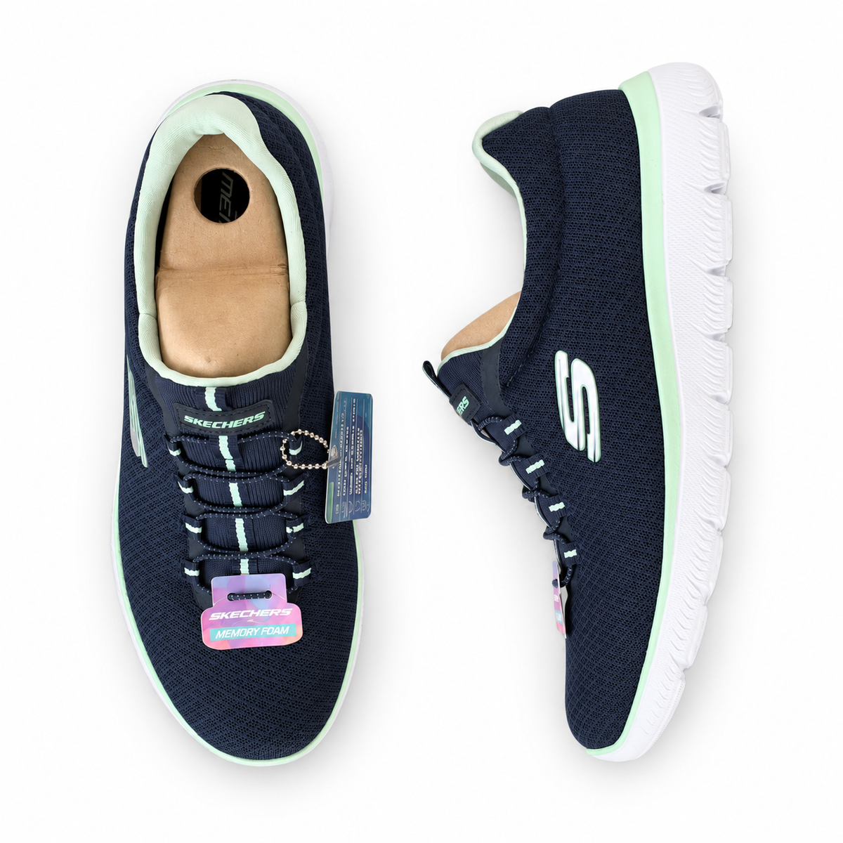 Skechers Navy Memory Foam Sneakers